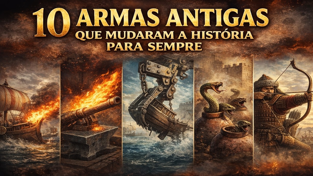 10 ARMAS ANTIGAS QUE MUDARAM A HISTÓRIA PARA SEMPRE