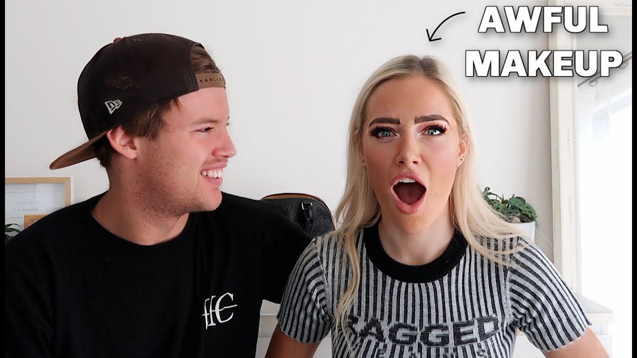I DID MY MAKEUP HORRIBLY TO SEE HOW MY BOYFRIEND WOULD REACT...
