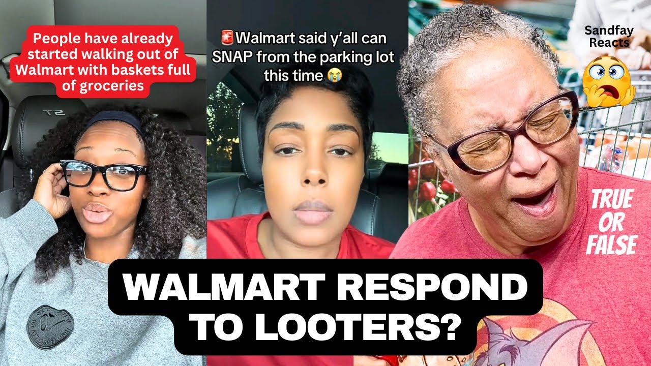 Walmart Responds to Online Looters? Shutdown Panic Hits Walmart? Will November 1st Be Total Chaos?