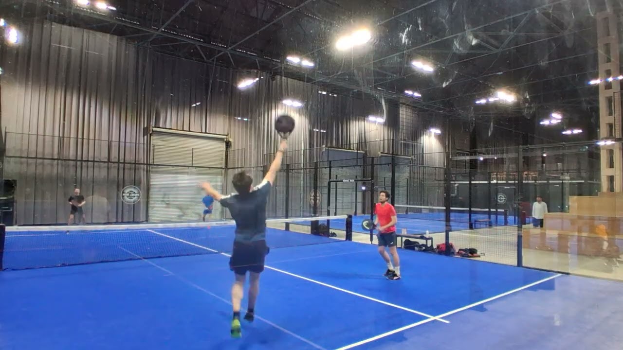 Peter and Lorenzo vs James and Charlie, Set 1 (6-4)