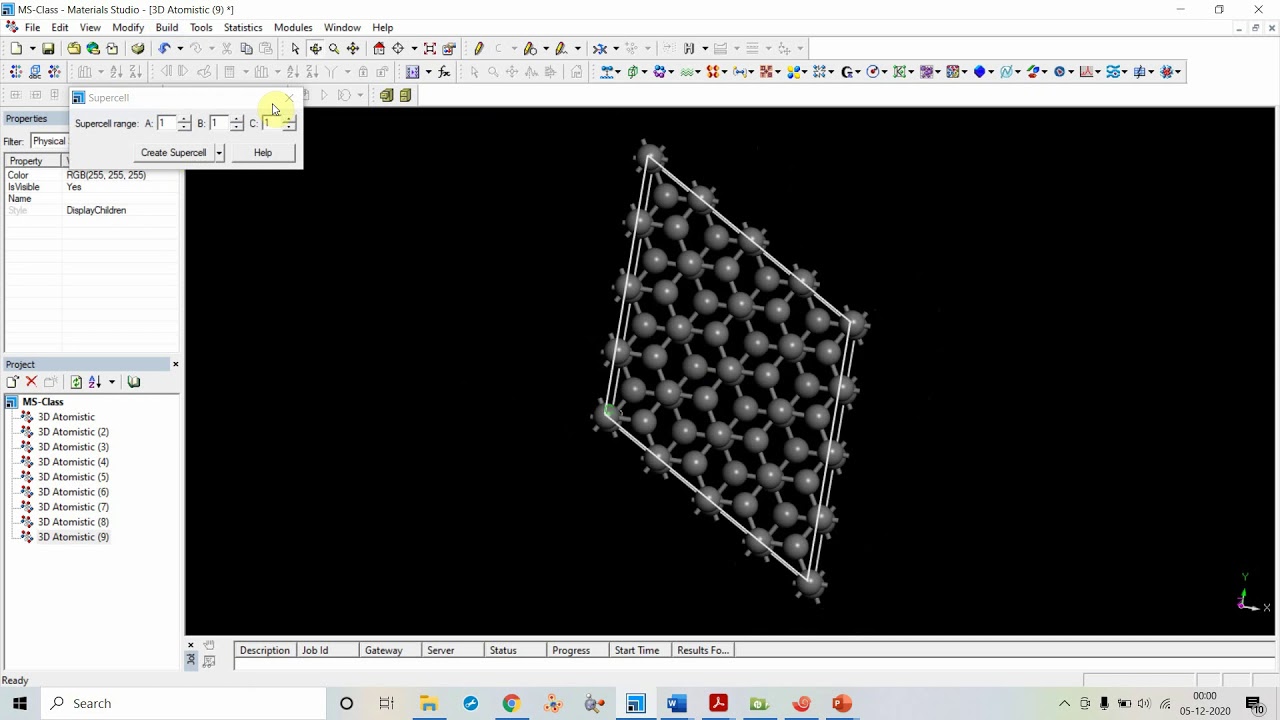 How to Build Graphite unit cell using Materials Studio Software-VASP