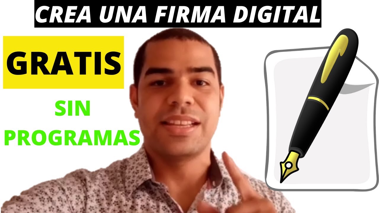 COMO CREAR UNA FIRMA DIGITAL✒️ LEGAL ⚖️F&Aacute;CIL Y R&Aacute;PIDO ⚡ SIN NECESIDAD DE PROGRAMAS👉 INSTRUCTIVO