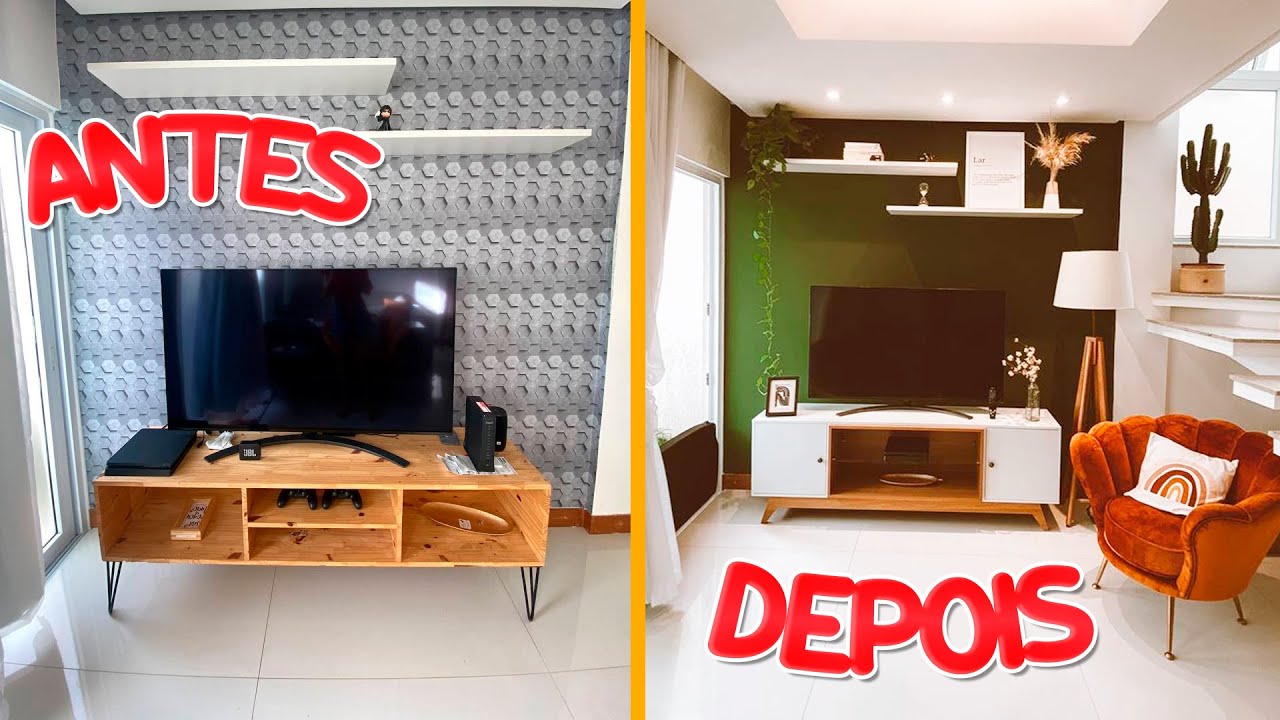 TRANSFORMEI MINHA SALA SEM VIDA NUMA SALA  *PINTEREST* - Lore Souza