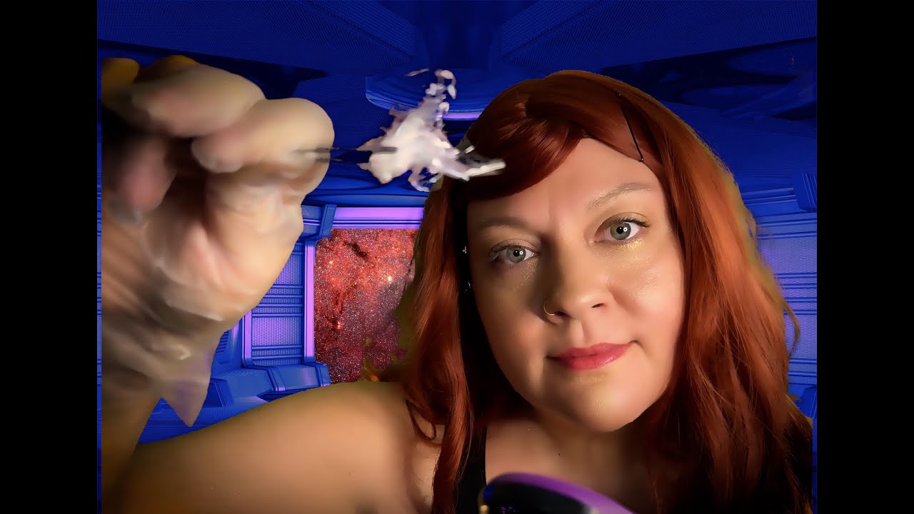ASMR 👽 Alien Scalp Exam, Hair Brushing, Scalp Scratch & Treatment