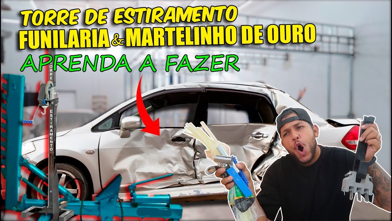 COMO FAZER TORRE DE ESTIRAMENTO PARA FUNILARIA E MARTELINHO DE OURO - DEMASSE QUALQUER AMASSADO!