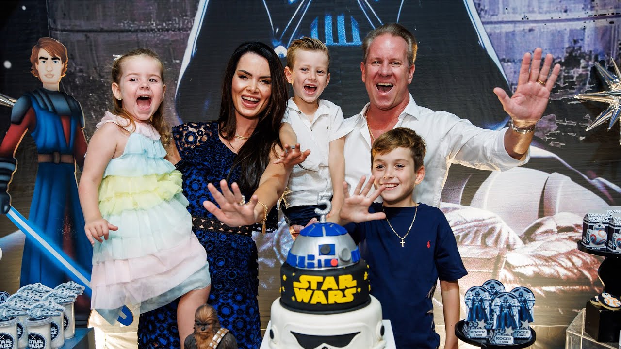 Filme de aniversário 5 anos Roger - Star Wars no Buffet Brigadeiro em Curitiba