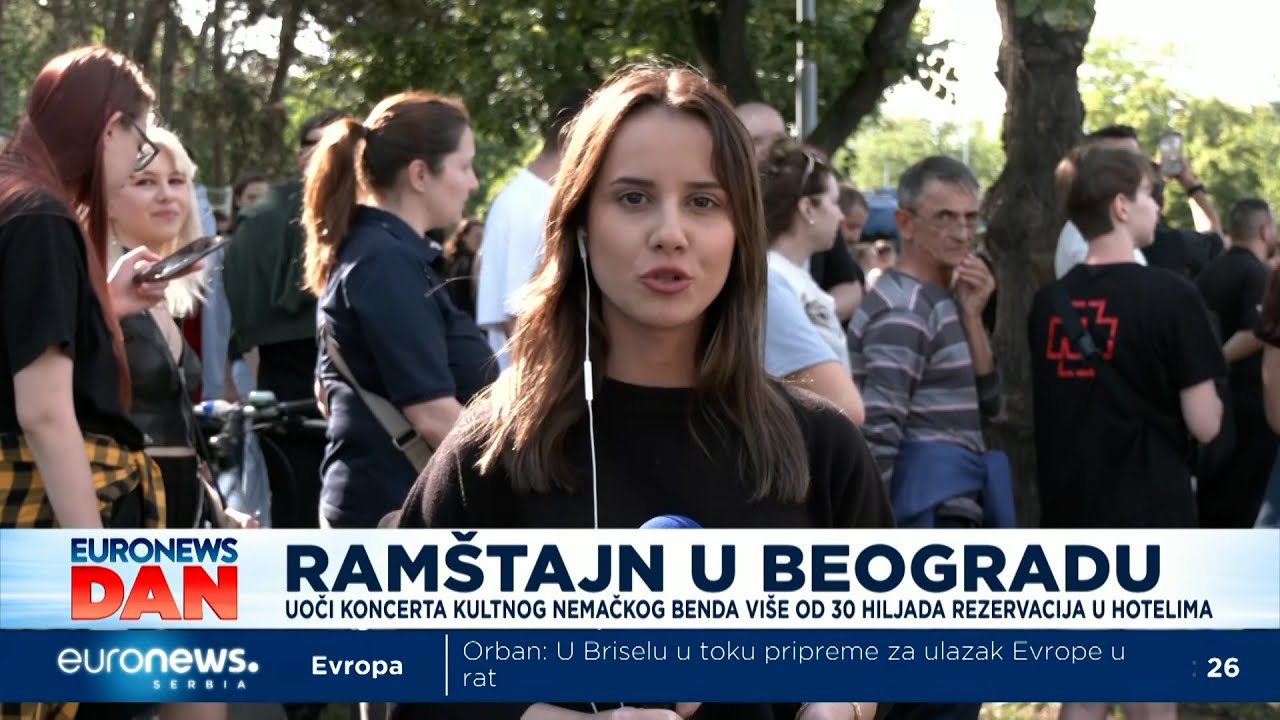 Otvaranje kapija za ''Ramštajnov'' koncert u  Beogradu