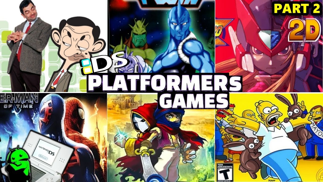 [Часть 2] 50 лучших платформенных/сайд-скроллинговых игр для Nintendo DS (NDS) — геймплей для And...