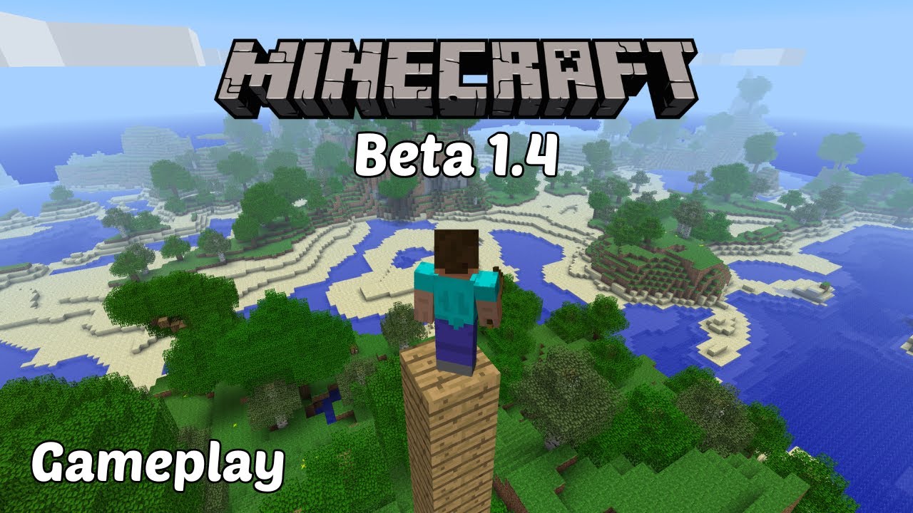 Minecraft Beta 1.4 (no commentary Gameplay) | nostalgia