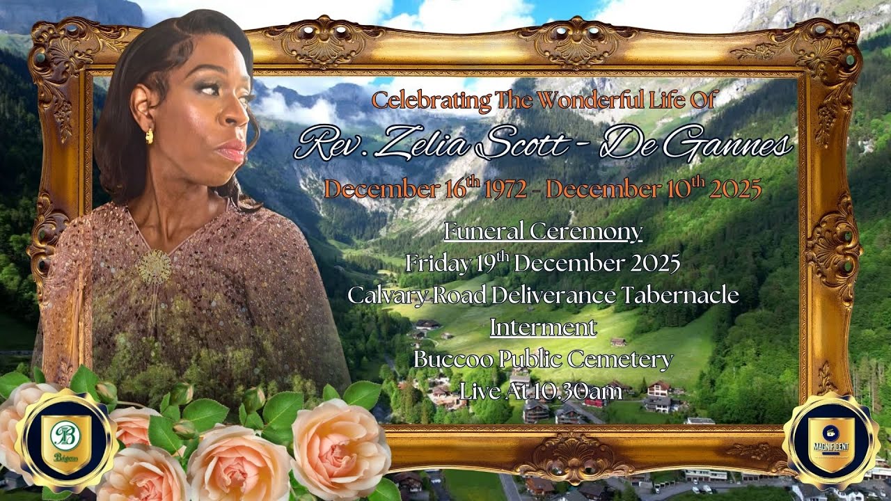 Rev. Zelia Scott - De Gannes - Home Going Ceremony