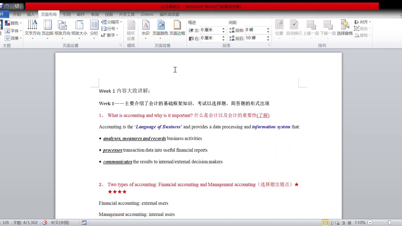 启明教育USYD悉尼大学ACCT5001免费公开课