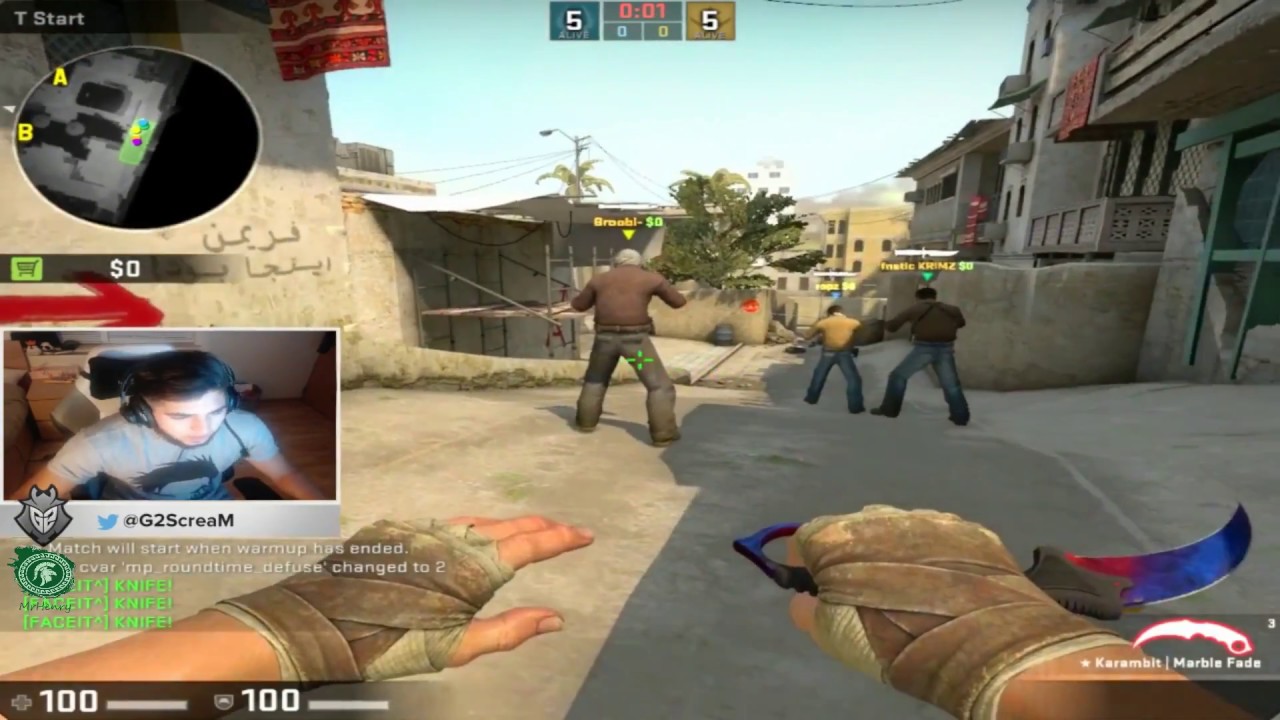ScreaM play FPL in DUST 2 - NICE DUDEEEE