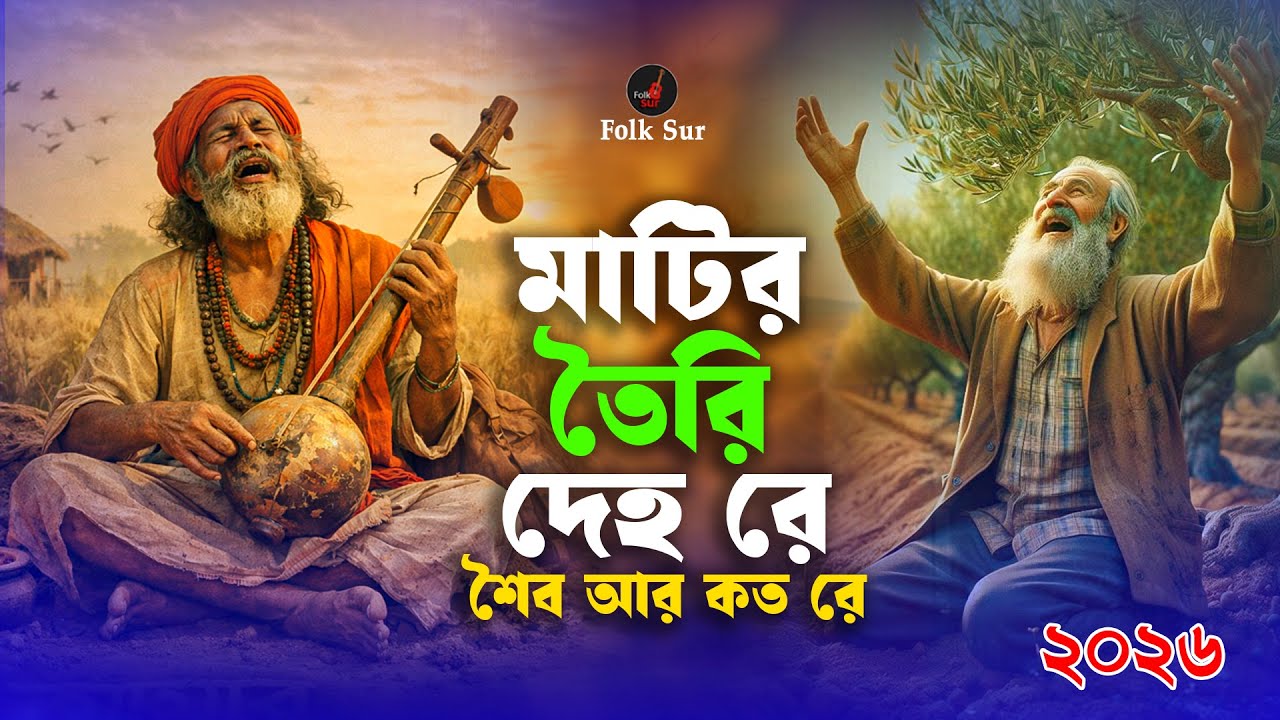 মাটির তৈরি দেহ রে | মন মাতানো সেরা ফোক গান | Liton Ray | Bengali Folk Songs 2026 | Folk Sur