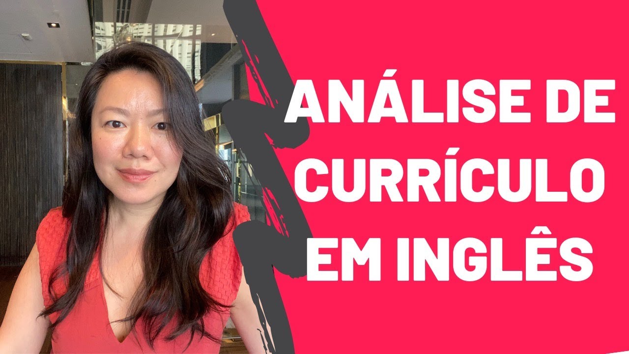 Análise de CV em inglês