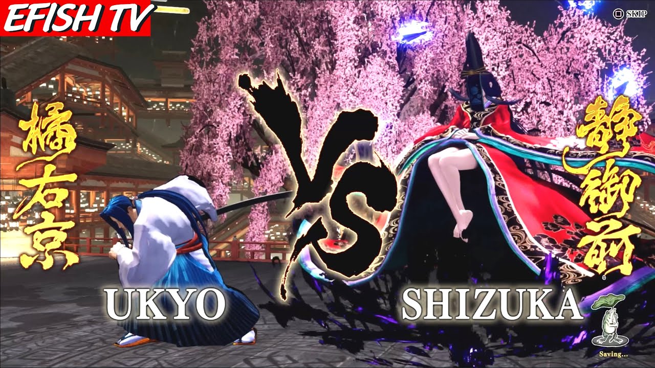 Ukyo Tachibana VS FINAL BOSS SHIZUKA Samurai Shodown 2019 BOSS TUTORIAL