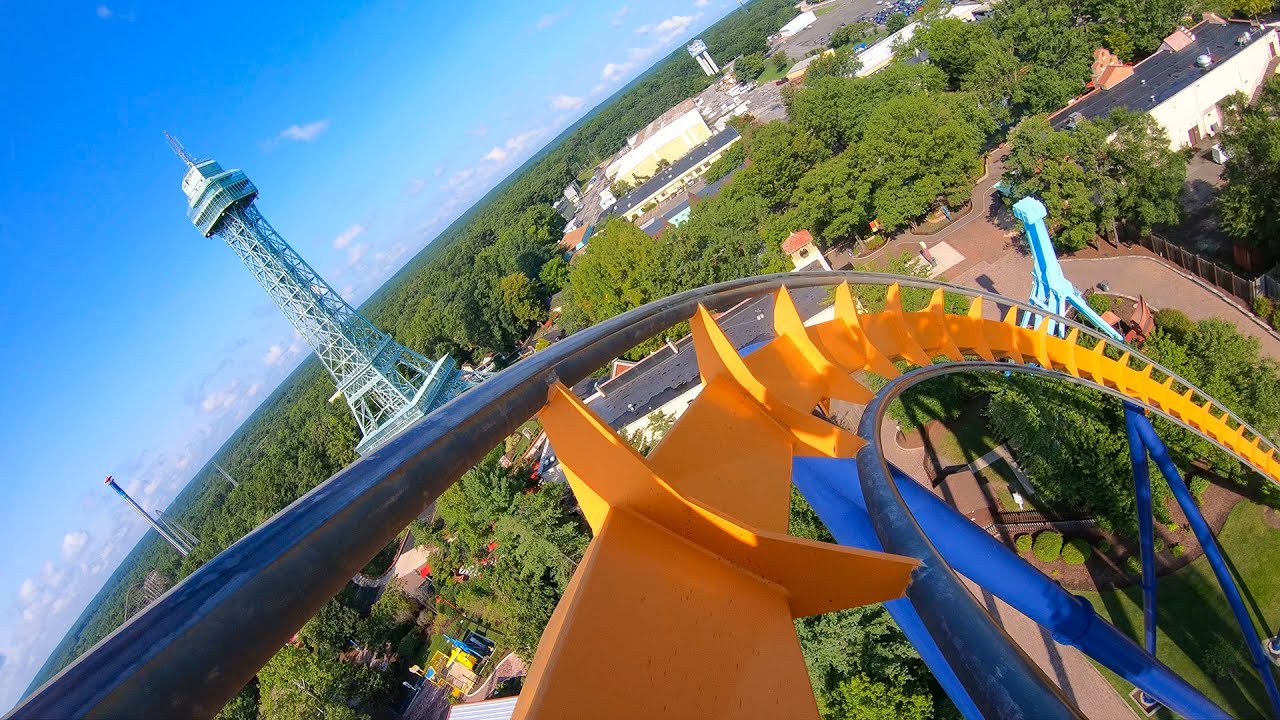 Dominator / Batman Knight Flight Roller Coaster Front Seat POV! Kings Dominion & Geauga Lake Footage