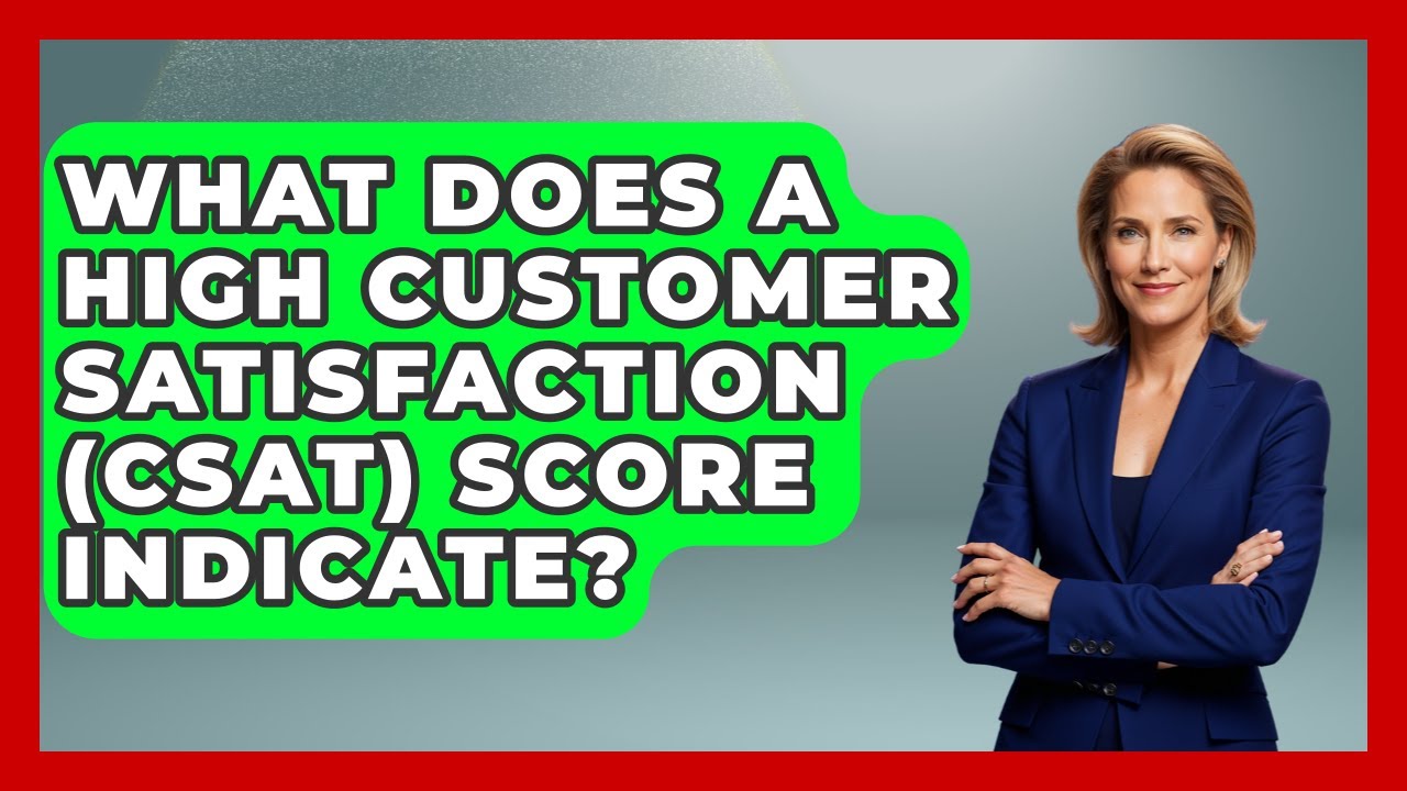 What Does a High Customer Satisfaction (CSAT) Score Indicate? | Customer First Leadership News