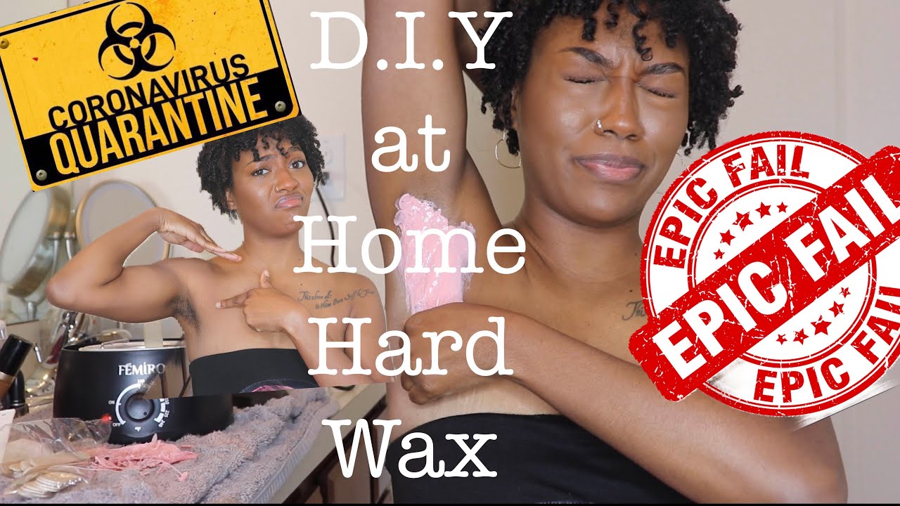 Femiro at Home Wax Kit Review/Demo | D.I.Y Epic Fail | Surviving Quarantine 😷🦠🙅🏾‍♀️