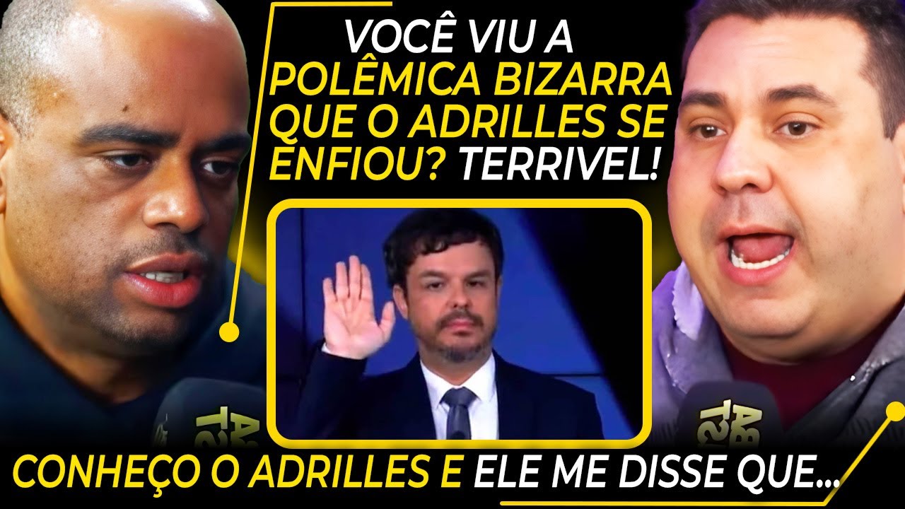 ADRILLES JORGE EM POL&Ecirc;MICA BIZARRA Com MONARK, ALESSANDRO SANTANA & ENG.L&Eacute;O