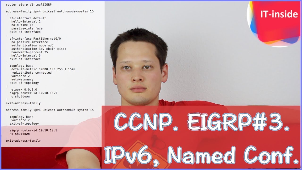 CCNP. EIGRP #3. EIGRPv6, Named Configuration.