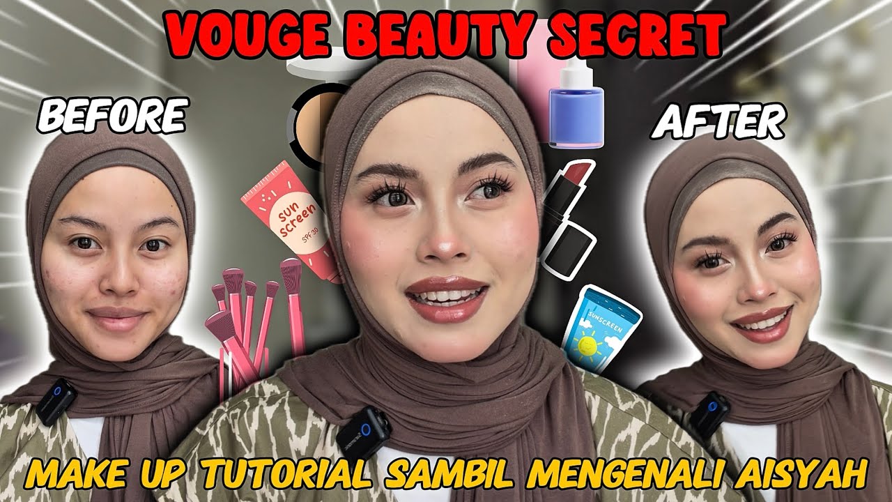 RAHSIA AISYAH DIBONGKAR! MAKEUP TUTORIAL UNTUK KORANG💕