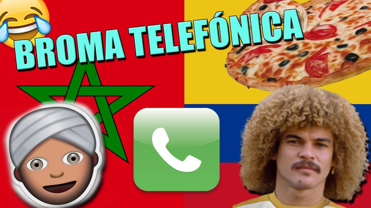 UN COLOMBIANO Y UN MARROQUÍ PIDIENDO PIZZA | BROMA TELEFÓNICA