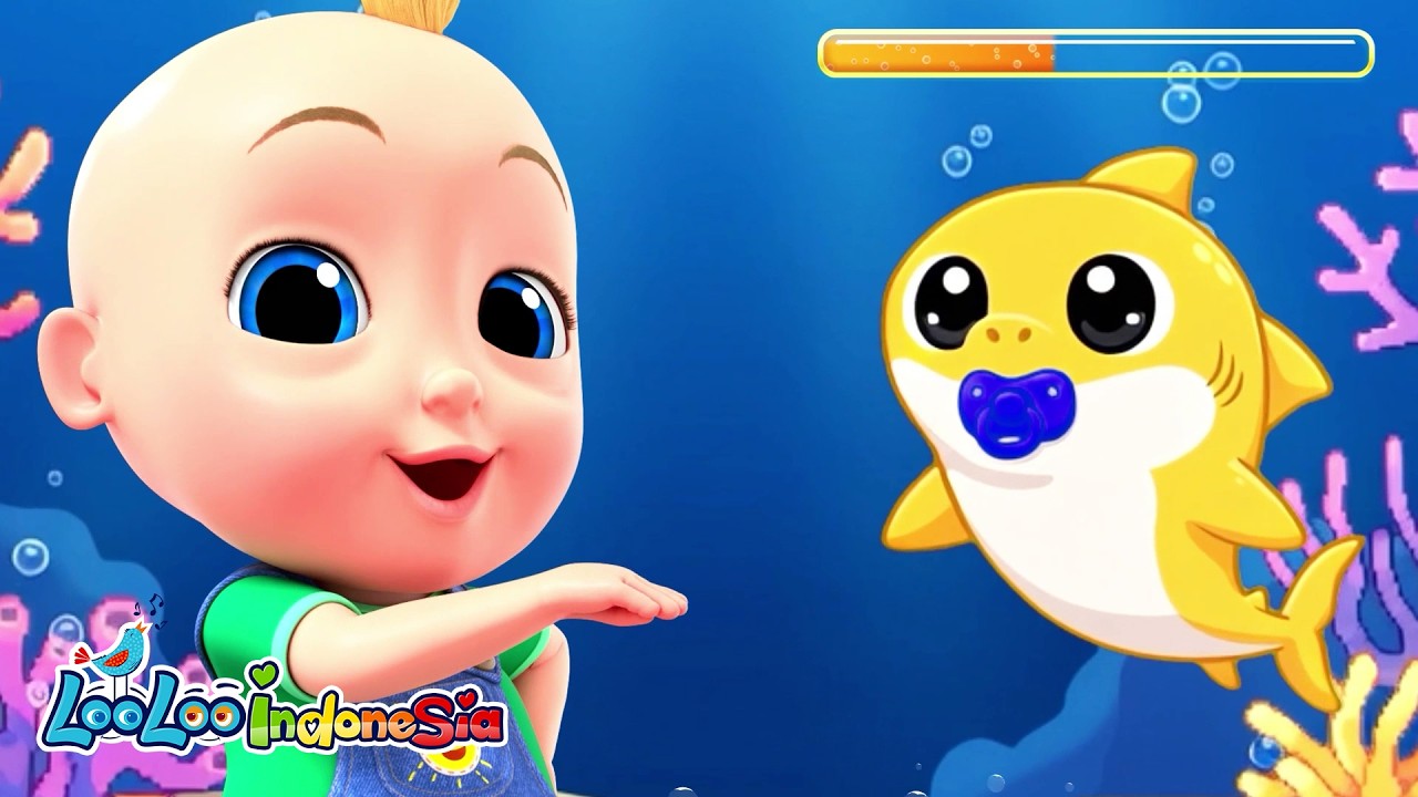 Bayi Hiu 🦈 + Roda di Bus 🚌🌈 Baby Shark Duu Duu | Lagu Anak Viral | LooLoo Bahasa Indonesia