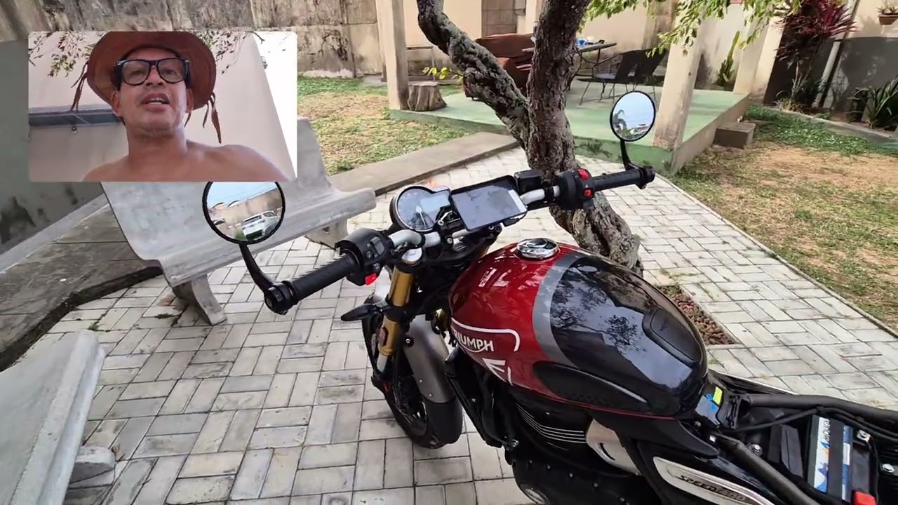 Instalação Multimídia para moto na Speed 400 e um polimento básico em Shmoo.