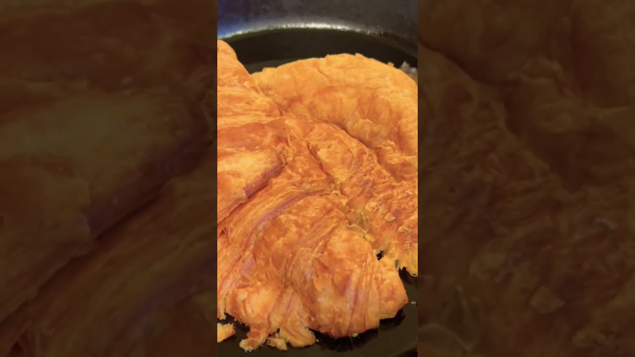 How To Toast Croissant Using An Iron Skillet