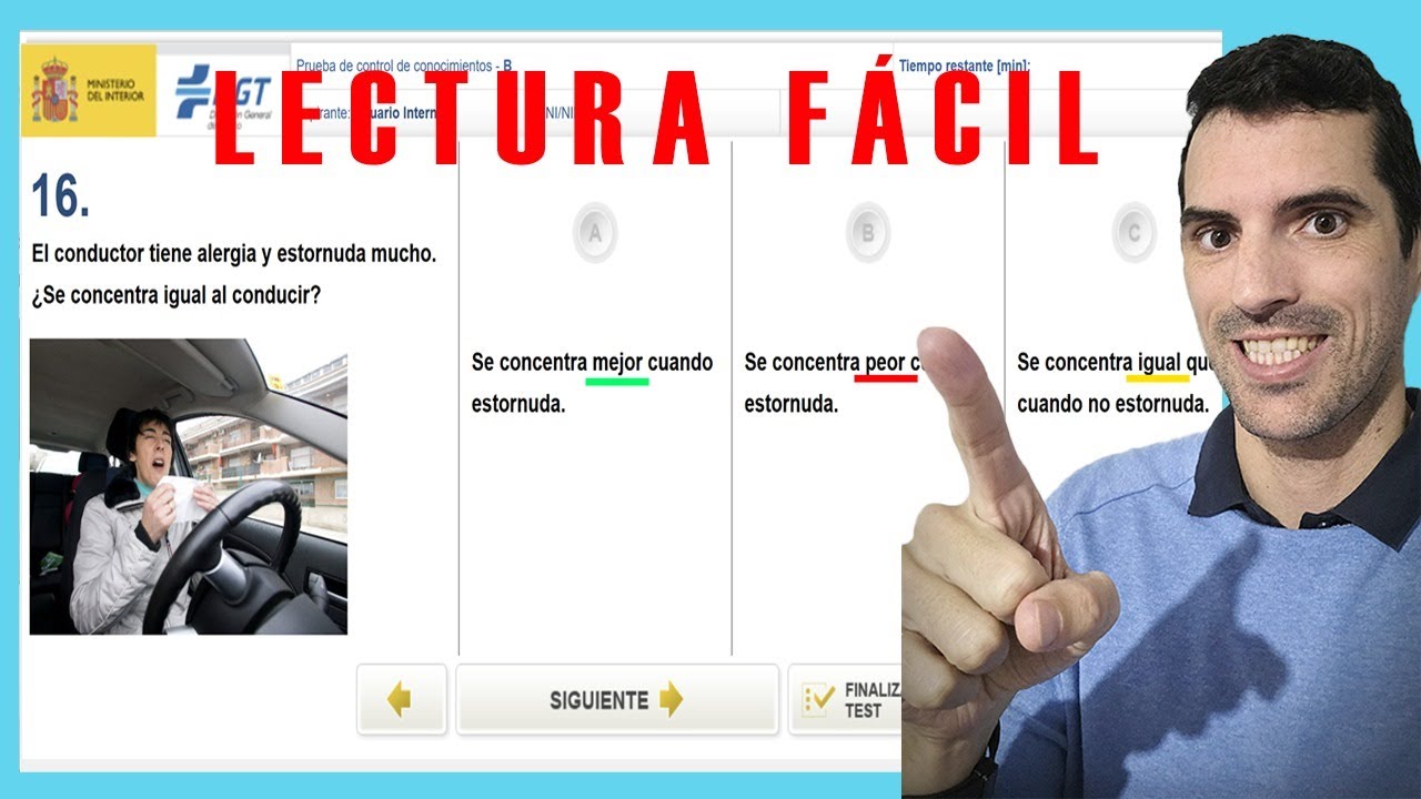 ¿Aprobarías un test de lectura fácil? Que requisitos se necesitan.