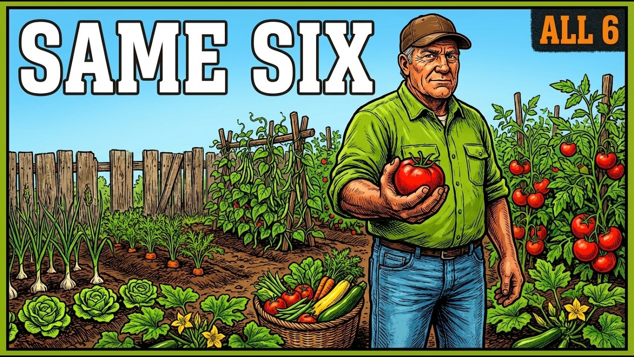 6 Vegetables I Grow Every Year. They Never Fail