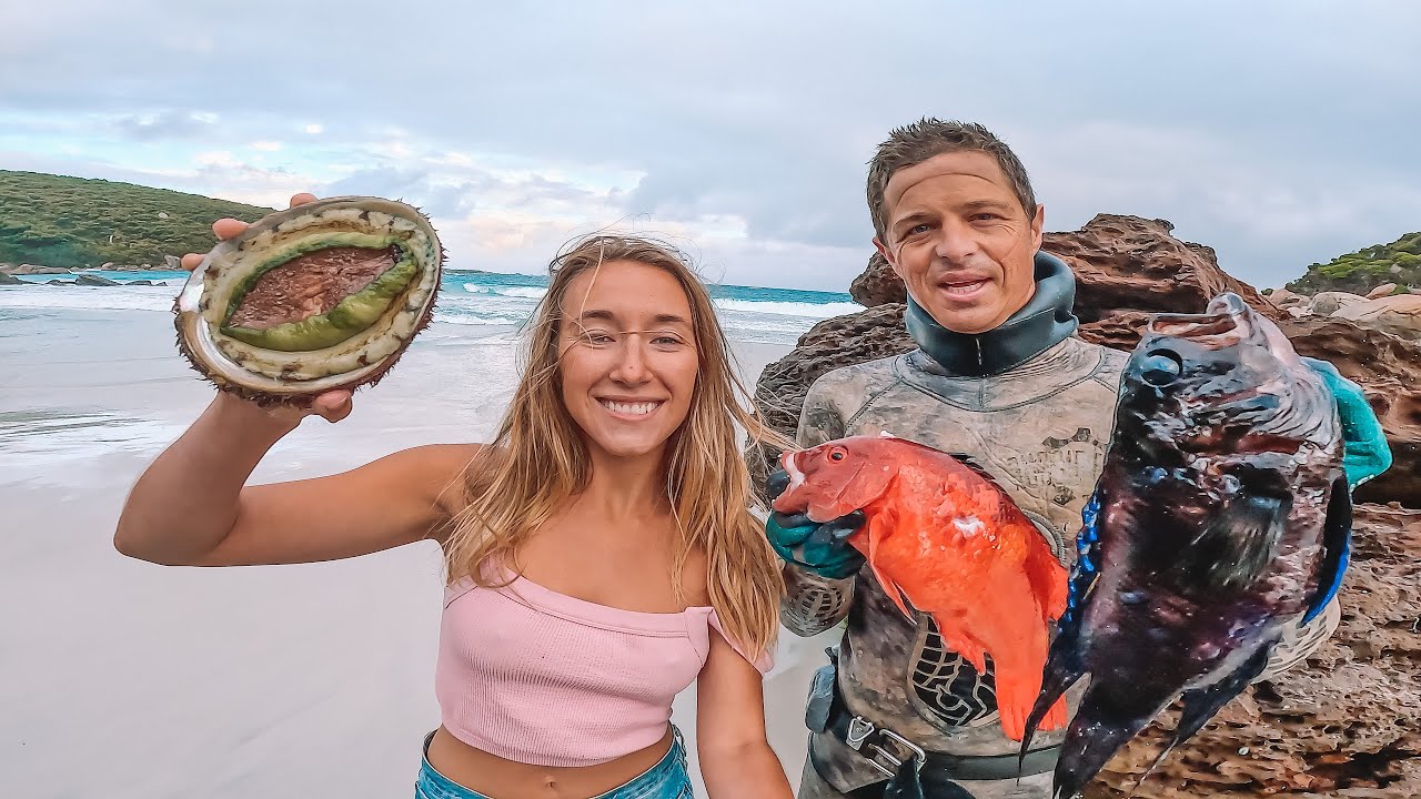 Spearfishing, Abalone Catch & Cook | This is the best way of cooking Abalone | WA | S1E13