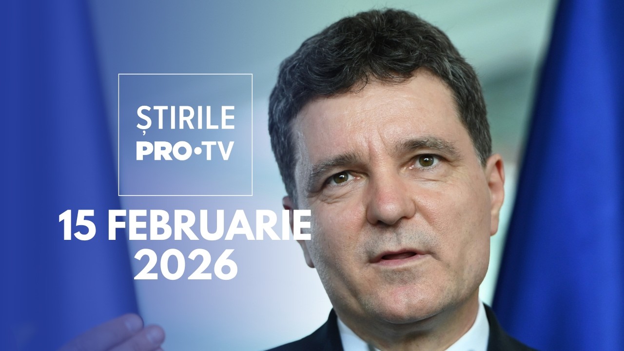 Știrile PRO TV - 15 Februarie 2026 | România a acceptat invitația la reuniunea Consiliului Păcii