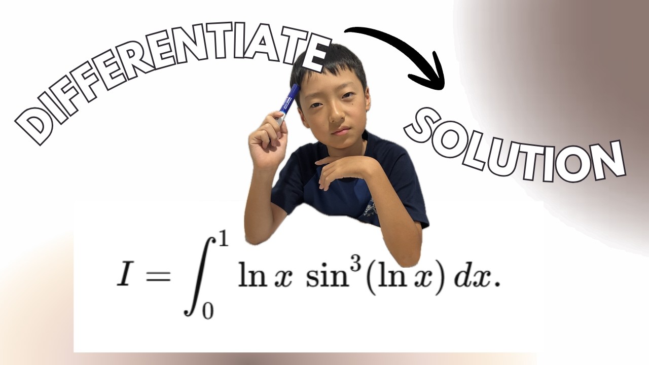 A clever PARAMETER TRICK for a Log-Sine Integral