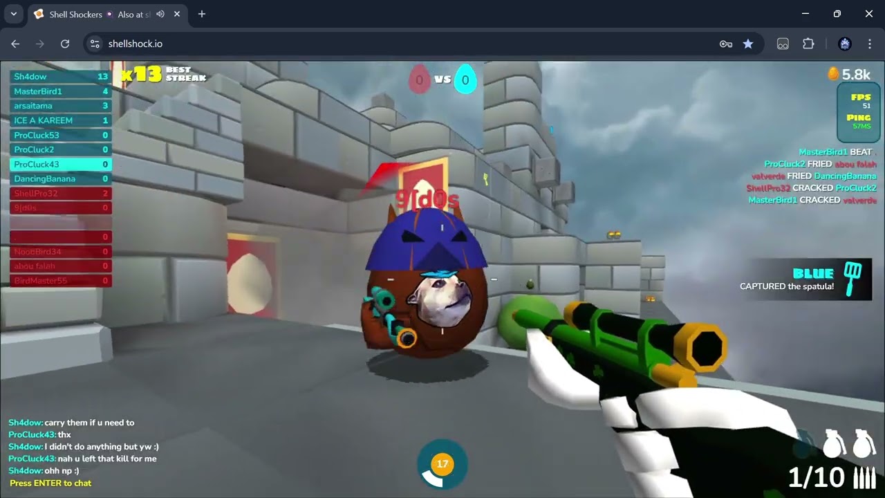 Daily clips of shell shockers #shellshockers #viralgaming