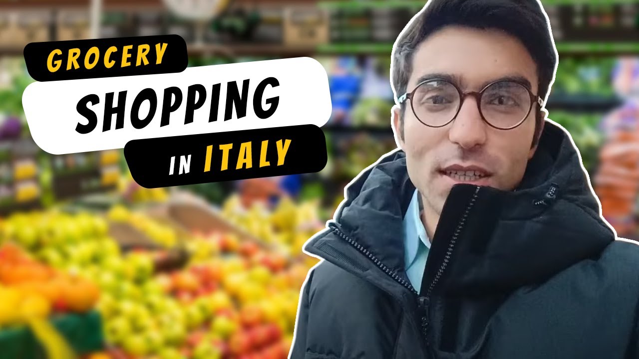 GROCERY SHOPPING IN ITALY | PAKISTANI STUDENT IN ITALY