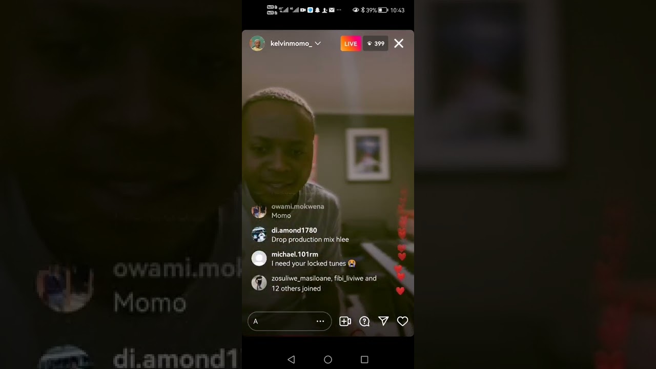 Kelvin momo Instagram live session 💯💯💯