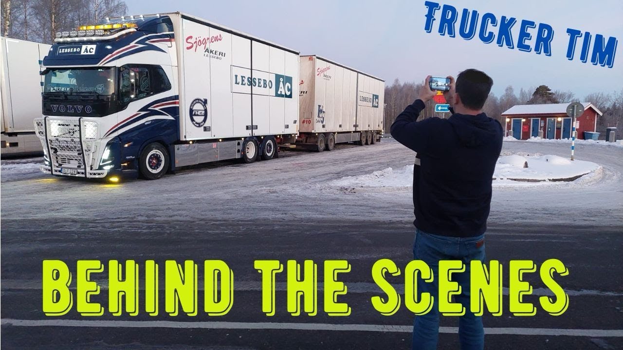 Видеоблог о грузовиках #28 | За кулисами | #TruckerTim пришел на помощь! | #swedishpete