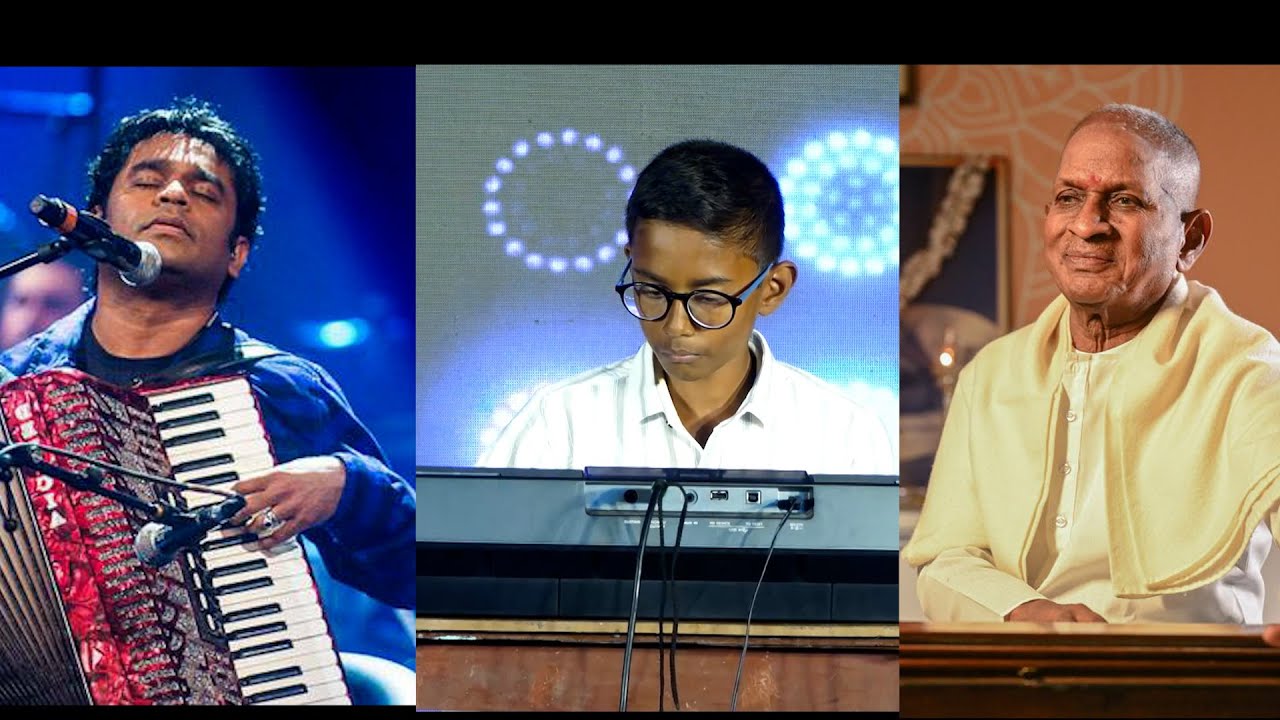 Symphony Ilayaraja Oskar A.R.Rehman ThatchurHeritagemeet மேடை நாடகத்திற்கு இசையமைத்த 13 வயது சிறுவன்