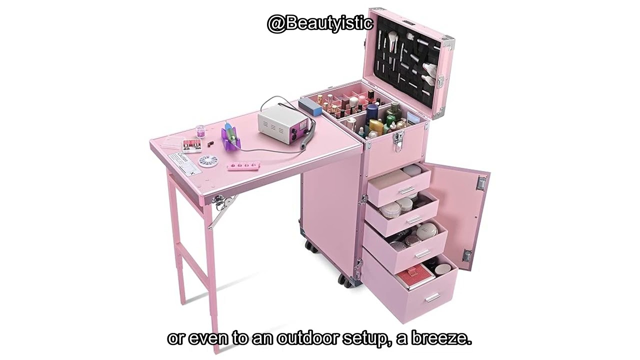 BYOOTIQUE Rolling Manicure Table Review: Is This Portable Nail Desk Worth the Investment?