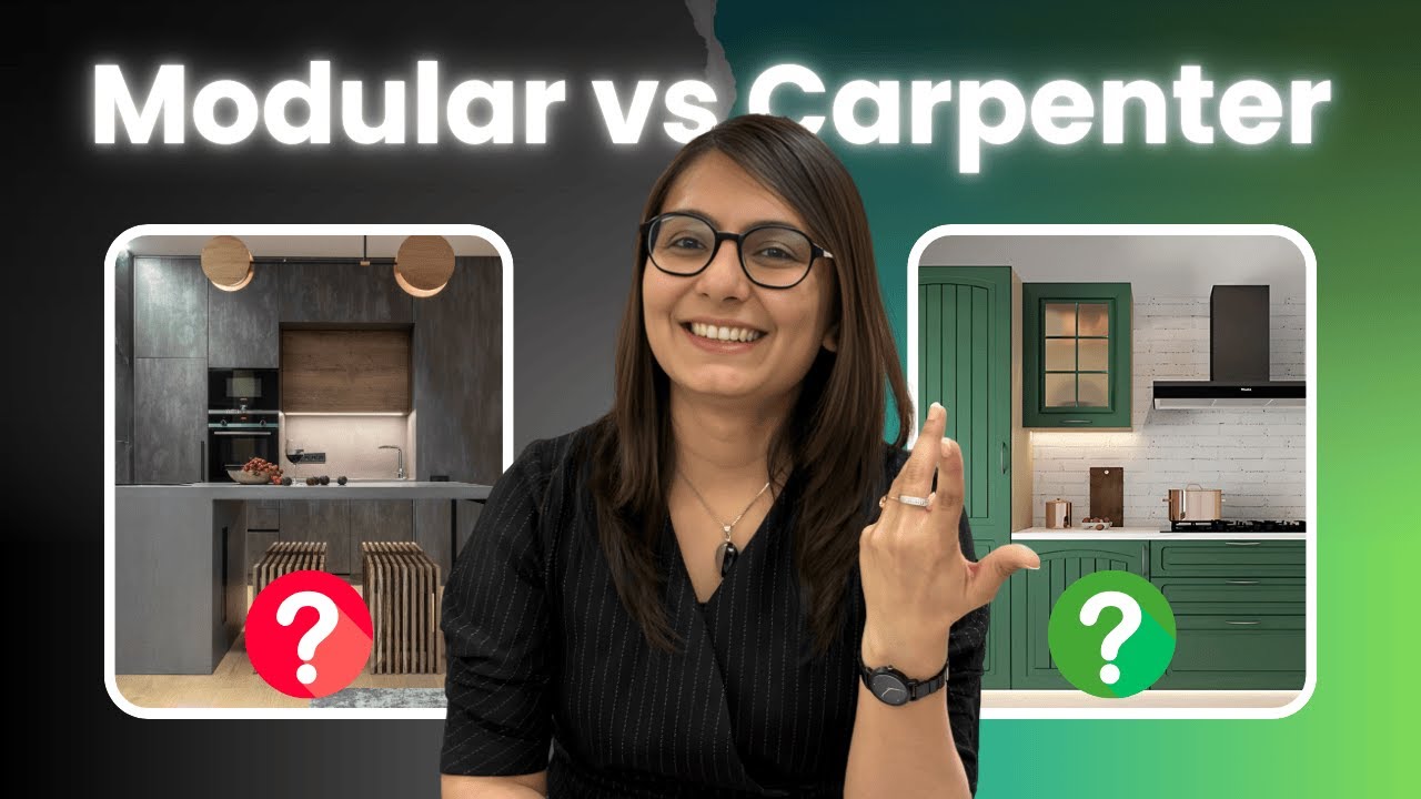 Modular Kitchen Vs Carpenter-Made Kitchen | Design, Finishing, Time & Cost | Full Comparison