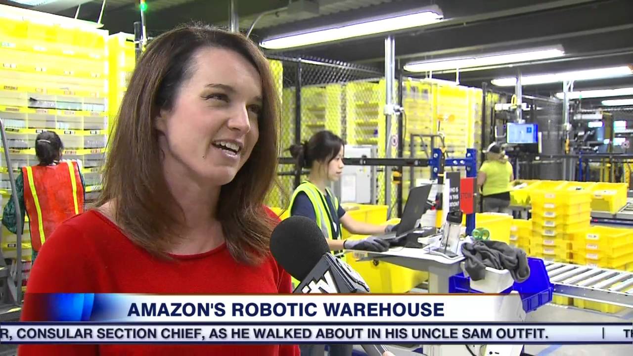 Video: Inside Amazon's robotic warehouse