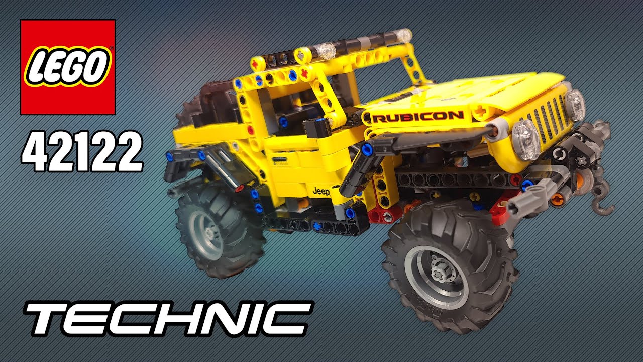 LEGO® Technic™ Jeep® Wrangler Rubicon (42122)[665 pcs] Building Instructions | Top Brick Builder