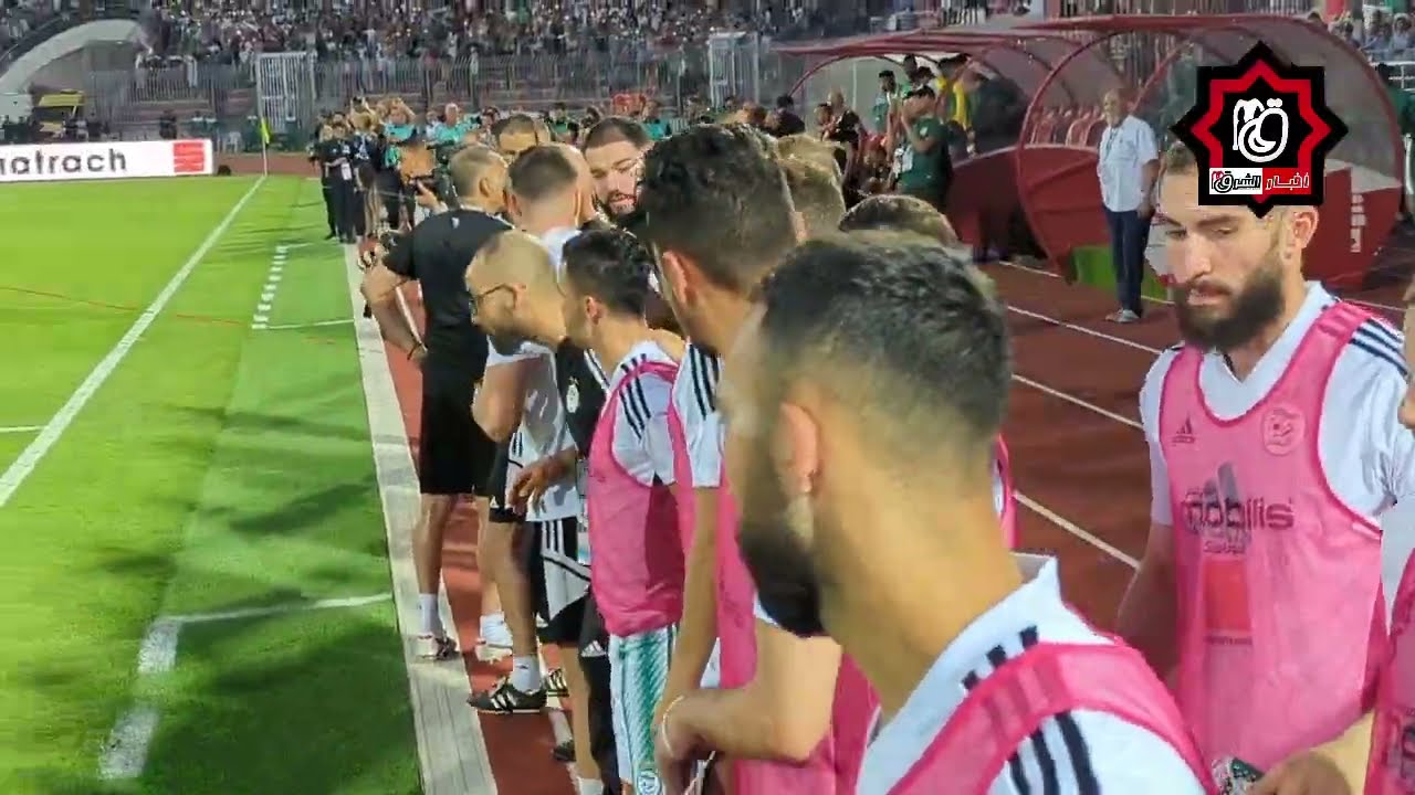 #المنتخب_الوطني يدخل أرضية ملعب19 ماي بعنابة