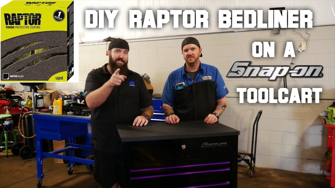 Подкладка Raptor на верхнюю часть инструментальной тележки Snapon