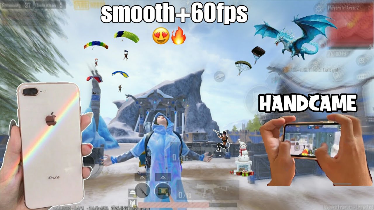 iPhone 8Plus🔥 Smooth + 60fps After iOS 16.7.10 ✅  Pubg Test in 2024 || iPhone 8Plus Pubg Test 2024