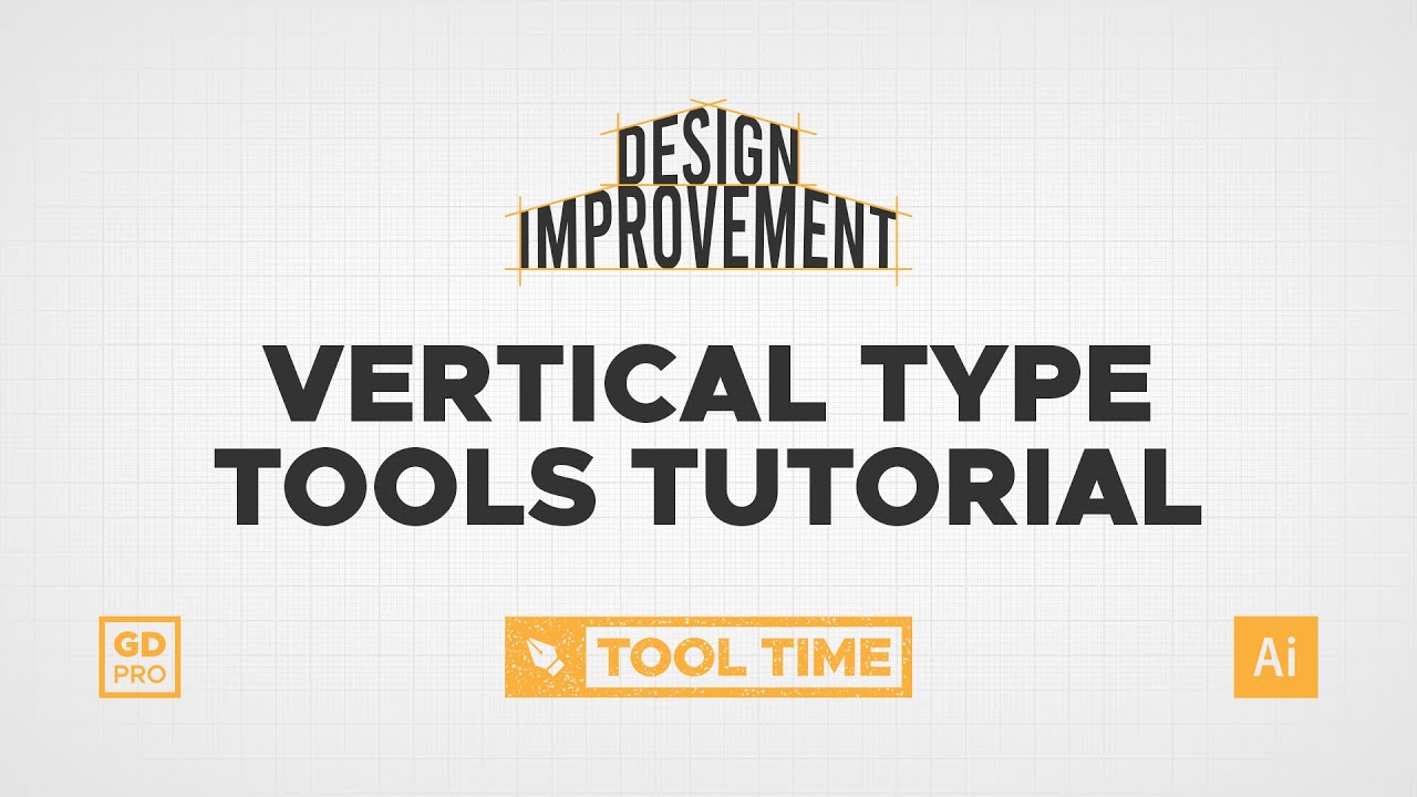 How the Vertical Type Tool Works • Adobe Illustrator Tutorial