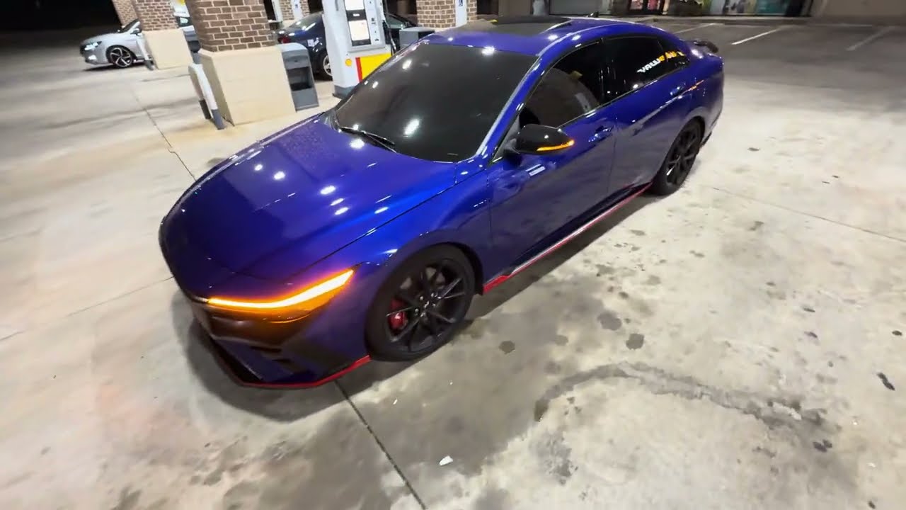 POV NIGHT DRIVE 2024 HYUNDAI ELANTRA N [N MODE ONLY] NO TALKING