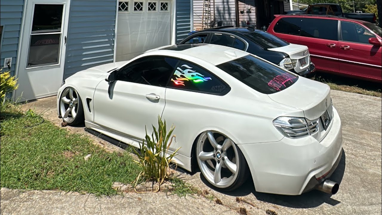 HOW TO SLAM A BMW E90 ON WASHERS