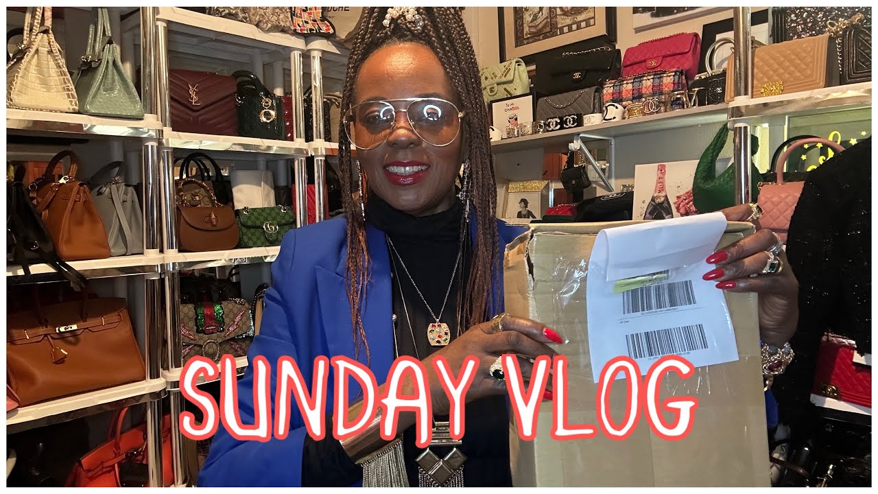 Sunday Vlog: GRWM/Church/Shopping/Unboxing Luxury Bag